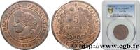 FRANCE 5 centimes Cérès III REPUBLIC Paris 1873 (25mm, 5,0g, 6h) -