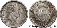 FRANCE Demi-franc Napoléon Ier tête laurée, Empire frança PREMIER EMPIRE / FIRST FRENCH EMPIRE Nantes 1813 (18mm, 2,54g, 6h) -