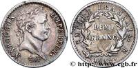 FRANCE Demi-franc Napoléon Ier tête laurée, Empire frança PREMIER EMPIRE / FIRST FRENCH EMPIRE Toulouse 1812 (18mm, 2,41g, 6h) -