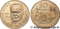 FRANCE Essai de 10 francs Victor Hugo, tranche B V REPUBLIC Pessac 1985 (26mm, 9,98g, 6h) -