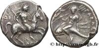 Hellenistic 1 (323 BC to 188 BC) Nomos ou Didrachme CALABRIA - TARAS Tarente, Calabre c. 250 AC (19mm, 6,33g, 6h) -