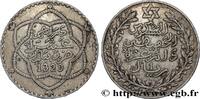 MOROCCO 10 Dirhams (1 Rial) Moulay Hafid I an 1329 MOROCCO Paris 1911 (37,5mm, 24,93g, 12h) -