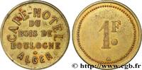 ALGERIA 1 Franc Café-Hôtel du Bois de Boulogne - Alger ALGERIA N.D. (25,5mm, 4,22g, 6h) -