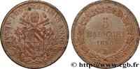 ITALY - PAPAL STATES - PIUS IX (Giovanni Maria Mas 5 Baiocchi an V ITALY - PAPAL STATES - PIUS IX (Giovanni Maria Mastai Ferretti) Rome 1850 (41mm, 39,42g, 6h) -
