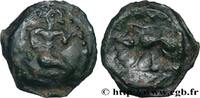 FRANCE Bronze au personnage agenouillé et au sanglier GALLIA BELGICA - BELLOVACI (Area of Beauvais) Beauvais (60) c. Ier siècle avant J.-C. (20mm, 3,95g, 12h) -