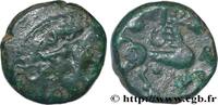 FRANCE Bronze au personnage courant GALLIA BELGICA - BELLOVACI (Area of Beauvais) Beauvais (60) c. Ier siècle avant J.-C. (14,5mm, 3,29g, 6h) -