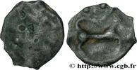 FRANCE Potin au profil à la croix EDUENS, ÆDUI (BIBRACTE, Area of the Mont-Beuvray) Autun (71) Ier siècle avant J.-C. (19mm, 2,79g, 3h) -