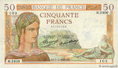 FRANCE 50 Francs CÉRÈS FRANCE 50 Francs CÉRÈS 1935 XF -