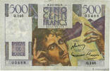 FRANCE 500 Francs CHATEAUBRIAND FRANCE 500 Francs CHATEAUBRIAND 1953 VF -