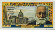 FRANCE 500 Francs VICTOR HUGO FRANCE 500 Francs VICTOR HUGO 1958 VF+ -