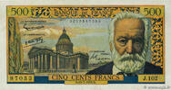 FRANCE 500 Francs VICTOR HUGO FRANCE 500 Francs VICTOR HUGO 1958 XF -