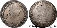 FRANCE Écu de Béarn, portrait à la mèche longue LOUIS XIV THE SUN KING Morlaàs 1653 (40mm, 26,60g, 6h) -