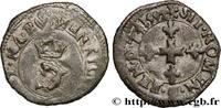 FRANCE Liard du Dauphiné à la croix fleurdelisée HENRY IV Grenoble 1592 (16,5mm, 1,01g, 11h) -