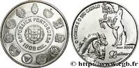 PORTUGAL 1000 Escudos Cheval Lusitanien PORTUGAL 2000 (40mm, 27g, 6h) -