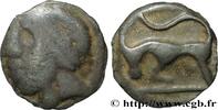 FRANCE Potin à la grosse tête casquée GALLIA BELGICA - SEQUANI (Area of Besançon) Ier siècle avant J.-C. (18mm, 3,71g, 3h) -