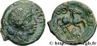 FRANCE Bronze SVTICCOS, classe IV au cheval VELIOCASSES (Area of Norman Vexin) c. 50-40 AC. (15,5mm, 2,94g, 7h) -