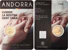 ANDORRA (PRINCIPALITY) Coin-card 2 Euro - Commémorations diverses / Covid ANDORRA (PRINCIPALITY) 2021 (25,75mm, 8,50g, 12h) -