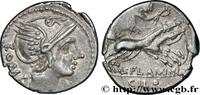 THE REPUBLIC (280 BC to 27 BC) Denier FLAMINIA Rome 109-108 AC. (18,5mm, 3,95g, 7h) -