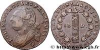 FRANCE 12 deniers dit au faisceau, type FRANÇOIS LOUIS XVI Perpignan 1792 (28,5mm, 13,06g, 6h) -