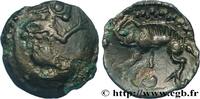 FRANCE Bronze au personnage agenouillé et au sanglier GALLIA BELGICA - BELLOVACI (Area of Beauvais) Beauvais (60) c. Ier siècle avant J.-C. (16mm, 1,90g, 10h) -