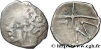 FRANCE Obole AM, tête à gauche, stylisée SALUVII c. 150-50 AC. (10mm, 0,31g, 6h) -