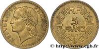 FRANCE 5 francs Lavrillier, bronze-aluminium PROVISIONAL GOVERNEMENT OF THE FRENCH REPUBLIC 1947 (31mm, 12,28g, 6h) -