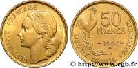 FRANCE 50 francs Guiraud IV REPUBLIC Beaumont-le-Roger 1954 (27mm, 8,17g, 6h) -