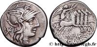 THE REPUBLIC (280 BC to 27 BC) Denier MAENIA Rome 132 AC. (19mm, 3,79g, 12h) -