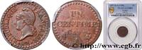 FRANCE Un centime Dupré DIRECTOIRE Paris 1799 (18mm, g, 7h) -