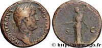 THE ANTONINES (96 AD to 192 AD) Sesterce HADRIAN Rome 136 (29,5mm, 27,63g, 6h) -