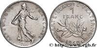 FRANCE 1 franc Semeuse, nickel, frappe médaille V REPUBLIC Paris 1960 (23,85mm, 6,02g, 12h) -