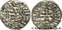 FRANCE Denier CHARLES THE BALD AND COINAGE IN HIS NAME Le Mans s.m. (20,5mm, 1,19g, 6h) -