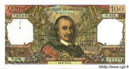 FRANCE 100 Francs CORNEILLE FRANCE 100 Francs CORNEILLE 1975 XF+ -