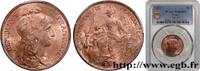 FRANCE 5 centimes Daniel-Dupuis III REPUBLIC 1917 (25mm, 5g, 6h) -
