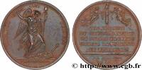 FRANCE Médaille en mémoire du combat des Tuileries du 10 LA CONVENTION 1792 (55,5mm, 67,84g, 12h) -