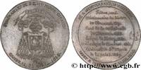 FRANCE Médaille, Funérailles de Monseigneur Pierre Giraud DEUXIÈME RÉPUBLIQUE 59 - Cambrai 1850 (56,5mm, 21,33g, 12h) -