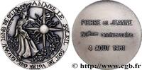 FRANCE Médaille, Noces d’or AMOUR ET MARIAGE 1981 (65mm, g, 12h) -