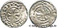 FRANCE Denier AUXERRE - COUNTY OF AUXERRE - ANONYMOUS Auxerre n.d. (22mm, 1,46g, 2h) -