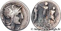 THE REPUBLIC (280 BC to 27 BC) Denier PORCIA Rome 110-109 AC. (18,5mm, 3,55g, 6h) -