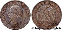 FRANCE Deux centimes Napoléon III, tête nue, grand D SECOND EMPIRE Lyon 1853 (20,12mm, 2,06g, 6h) -