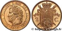 FRANCE Essai de 2 centimes à la charte LOUIS-PHILIPPE I Paris 1847 (20mm, 2,91g, 6h) -