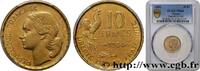 FRANCE 10 francs Guiraud IV REPUBLIC 1954 (19,98mm, 3g, 6h) -