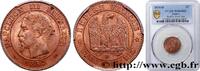 FRANCE Deux centimes Napoléon III, tête nue SECOND EMPIRE Lyon 1854 (20,17mm, 2g, 6h) -