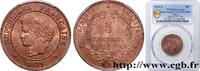 FRANCE 5 centimes Cérès III REPUBLIC Bordeaux 1871 (25mm, 5g, 6h) -