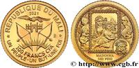 MALI 100 Francs Proof La Madone aux fuseaux MALI 2021 (11mm, 0,5g, 12h) -