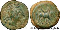 FRANCE Demi-unité de bronze ou semis au taureau HISPANIA - SPAIN - IBERIAN - CASTULO/KASTILO (Province of Jaen/Calzona) Castulo fin IIe - Ier siècles avant J.-C. (19,5mm, 6,37g -