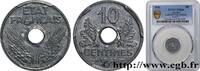 FRANCE 10 centimes État français, petit module FRENCH STATE 1943 (17mm, 1,50g, 6h) -