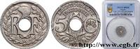 FRANCE 5 centimes Lindauer, petit module III REPUBLIC 1920 (17mm, 2g, 6h) -