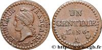 FRANCE Un centime Dupré, 6 normal DIRECTOIRE Paris 1798 (18mm, 2,08g, 7h) -
