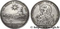 SWITZERLAND 5 Francs, monnaie de Tir, Fribourg SWITZERLAND 1881 (37mm, 25,00g, 6h) -